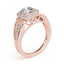 1.3 CTW Certified VS/SI Diamond Solitaire Halo Ring 14K - 3