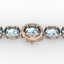 79 CTW Sky Blue Topaz & Micro VS/SI Diamond Halo