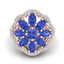 3 CTW Tanzanite & VS/SI Diamond Cluster Designer Halo - 2