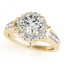 1.9 CTW Certified VS/SI Diamond Solitaire Halo Ring 14K