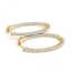 3.65 CTW Diamond VS/SI Certified 40 Mm Hoop Earrings