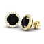 4 CTW Halo VS/SI Diamond Micro Pave Earrings Solitaire - 2