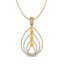 2 CTW Citrine & Micro Pave VS/SI Diamond Designer
