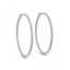 5.25 CTW Diamond VS/SI Certified 45 Mm Hoop Earrings - 2