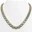 52.89 CTW Sky Topaz & Diamond Halo Necklace 10K Yellow