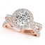 1.51 CTW Certified VS/SI Diamond Solitaire Halo Ring - 2