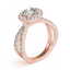 1.51 CTW Certified VS/SI Diamond Solitaire Halo Ring - 3