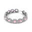 23 CTW Morganite & Micro Pave VS/SI Diamond Bracelet