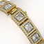 15.87 CTW Princess Diamond Designer Bracelet 18K Yellow - 3