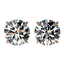 3 CTW Certified H-SI/I Quality Diamond Solitaire Stud
