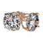 3 CTW Certified H-SI/I Quality Diamond Solitaire Stud - 3