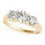 1.5 CTW Certified VS/SI Diamond 3 Stone Ring 14K Yellow