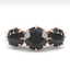 2 CTW Black Diamond Ring 14K Rose Gold