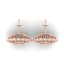 1.5 CTW Certified VS/SI Diamond Art Deco Stud Earrings - 3