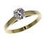 0.78 CTW Certified H-SI/I Quality Diamond Solitaire - 2
