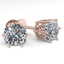 1.0 CTW VS/SI Cut Cushion Diamond Stud Art Deco