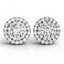 0.70 CTW Diamond Solitaire VS/SI Certified Halo 14K - 2