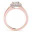 0.8 CTW Certified VS/SI Princess Diamond Solitaire Halo