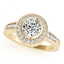 2 CTW Certified VS/SI Diamond Solitaire Halo Ring 14K