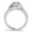 1.9 CTW Certified VS/SI Diamond Solitaire Halo Ring 14K - 2