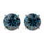 1.95 CTW Certified Intense Blue SI Diamond Solitaire