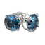 1.95 CTW Certified Intense Blue SI Diamond Solitaire - 3