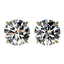 3 CTW Certified H-SI/I Quality Diamond Solitaire Stud