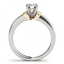 0.86 CTW Certified VS/SI Diamond Solitaire Ring 14K - 2