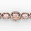 67 CTW Morganite & Micro Pave VS/SI Diamond Halo