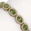 10.54 CTW Tourmaline & Diamond Halo Bracelet 10K Yellow - 2