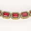 60.49 CTW Tourmaline & Diamond Halo Necklace 10K Yellow - 3