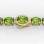 32 CTW Peridot & VS/SI Diamond Tennis Micro Pave Halo