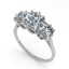 2 CTW Solitaire VS/SI Cushion Diamond 14K White Gold - 2