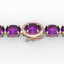 29 CTW Amethyst & VS/SI Diamond Tennis Micro Pave Halo