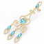 11 CTW Sky Topaz & Micro Pave VS/SI Diamond Earrings