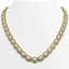 37.69 CTW Opal & Diamond Halo Necklace 10K Yellow Gold