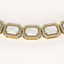 37.69 CTW Opal & Diamond Halo Necklace 10K Yellow Gold - 3