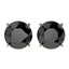 3.18 CTW Fancy Black VS Diamond Solitaire Stud Earrings