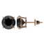 3.18 CTW Fancy Black VS Diamond Solitaire Stud Earrings - 2