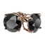 3.18 CTW Fancy Black VS Diamond Solitaire Stud Earrings - 3