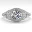 1.01 CTW VS/SI Diamond Solitaire Ring 14K White Gold