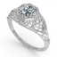 1.01 CTW VS/SI Diamond Solitaire Ring 14K White Gold - 2
