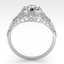 1.01 CTW VS/SI Diamond Solitaire Ring 14K White Gold - 3
