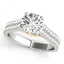1.61 CTW Certified VS/SI Diamond Pave Ring 14K White & - 2