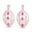 7 CTW Sapphire Pink & Micro Pave VS/SI Diamond Heart