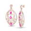 7 CTW Sapphire Pink & Micro Pave VS/SI Diamond Heart - 2