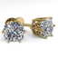 1.0 CTW VS/SI Cushion Cut Diamond Stud Art Deco