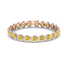 23 CTW Citrine & Micro Pave Bracelet Heart Halo 14K - 2