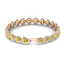 23 CTW Citrine & Micro Pave Bracelet Heart Halo 14K - 3