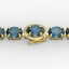 19.25 CTW London Blue Topaz & VS/SI Diamond Tennis